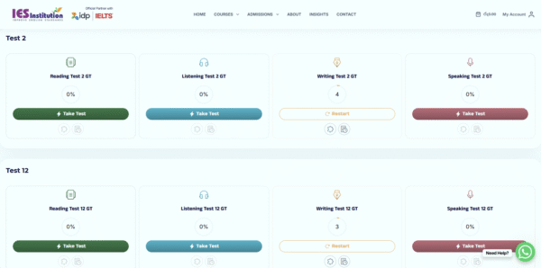 Tests IELTS UKVI General